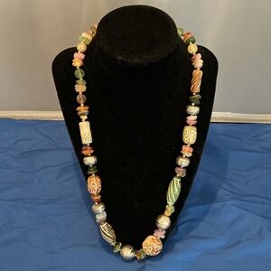 Artisan Multicolor Beaded Necklace